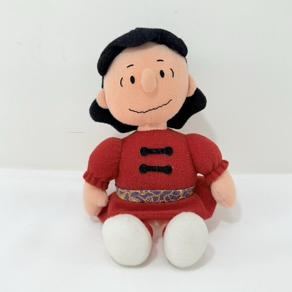Peanuts Snoopy Lucy Pelt Plush Soft Toy Doll Friend Kid Girl Dress Comic Cartoon - Picture 1 of 12